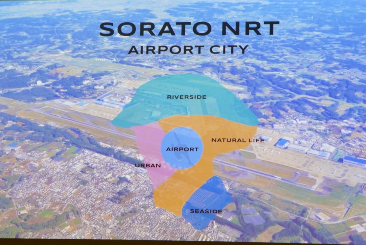 SORATO NARITAは5つのエリアからなる