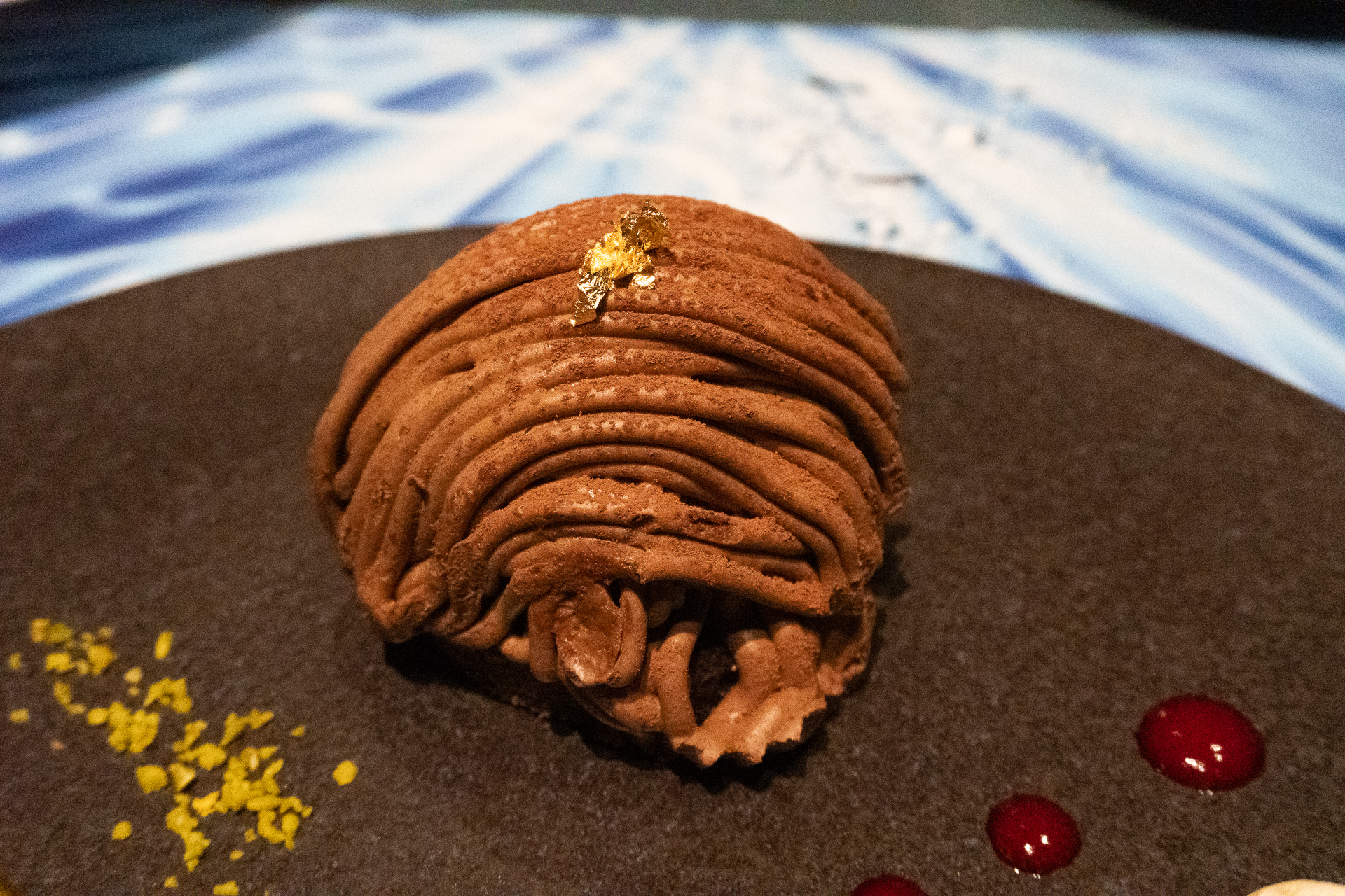 チョコレートムース ～モンブラン仕立て～