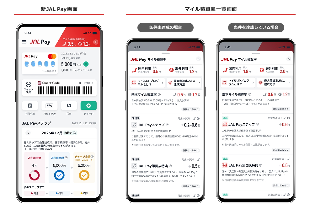 JALマイレージバンク（JMB）アプリをリニューアル
