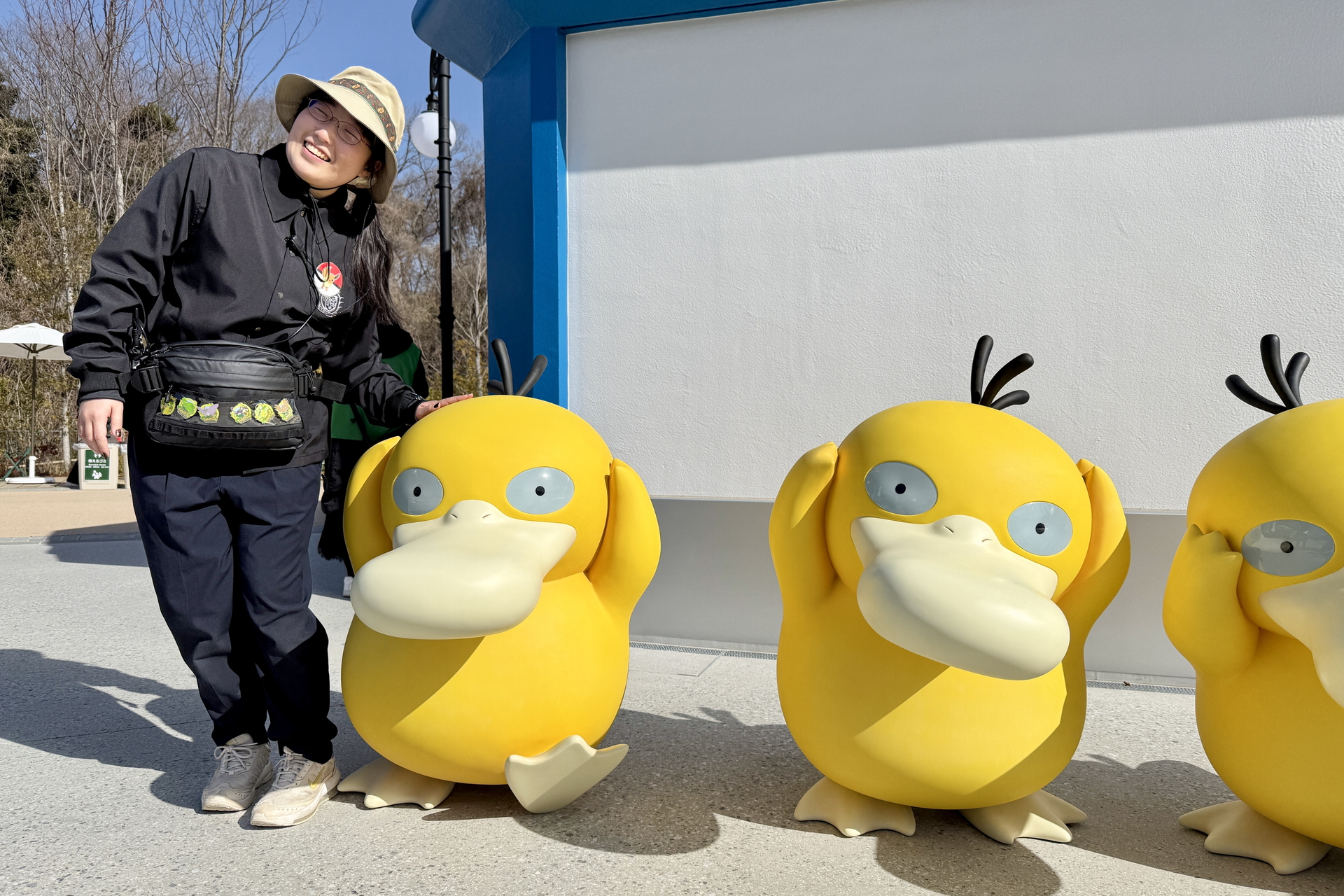 You can also gently touch the Pokémon at PokéPark KANTO.