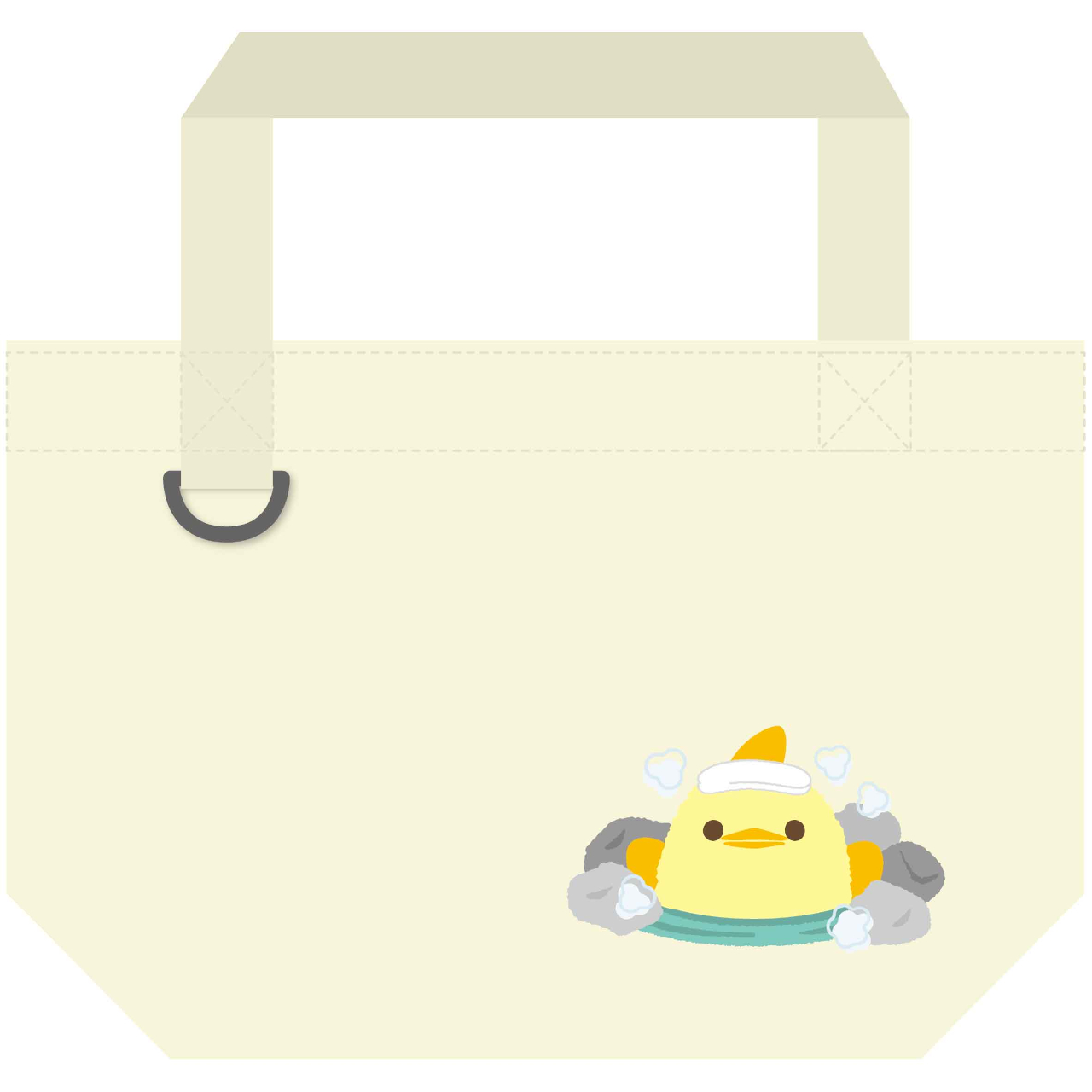 ぴよりん×温泉 ミニトートバッグ（2750円）