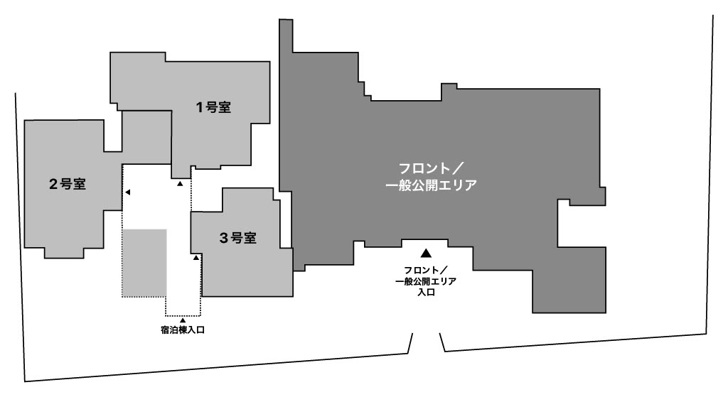 3号室：コンパクトながら温かみのある滞在体験（CGパース）