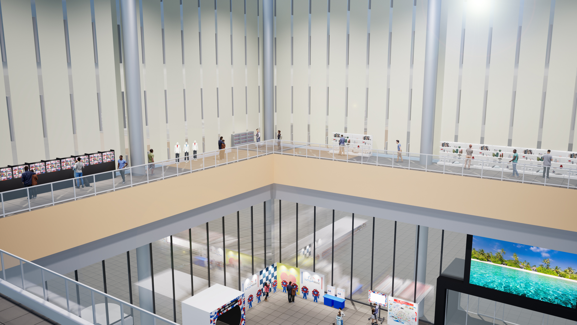「大阪・関西万博 メモリアルキャラバン 未来につなぐ万博展」会場イメージ