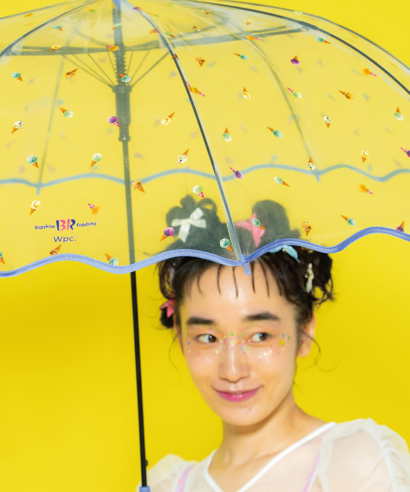 持ち手がアイスに！ Wpc.からサーティワン柄の折りたたみ日傘