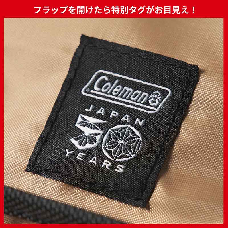 コールマンジャパン50周年記念のタグ付き