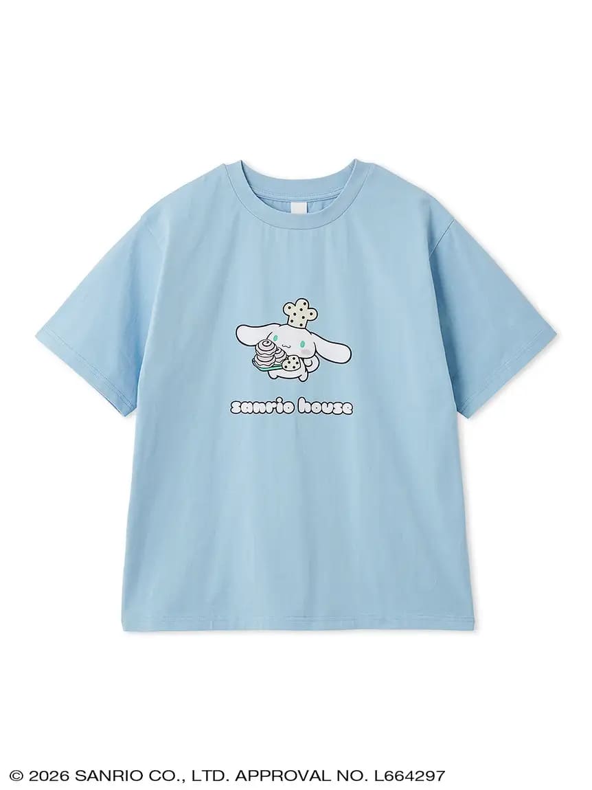 【即日発送】サンリオハウス先行 ジェラピケ サンリオ コラボ Tシャツ シナモン gelato pique(ジェラート ピケ)】初コラボレーションの「GELATO PIQUE