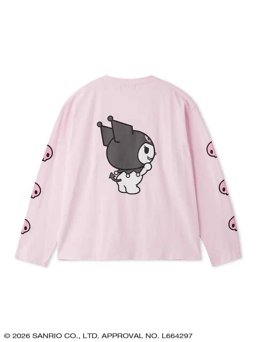 バックスタイルプリントクルーネックロンT（6930円）