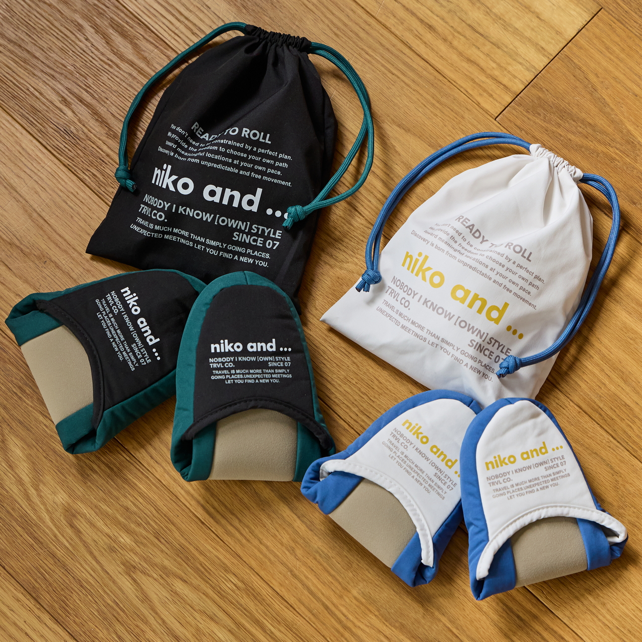 ニコロゴポータブルスリッパ（1980円）