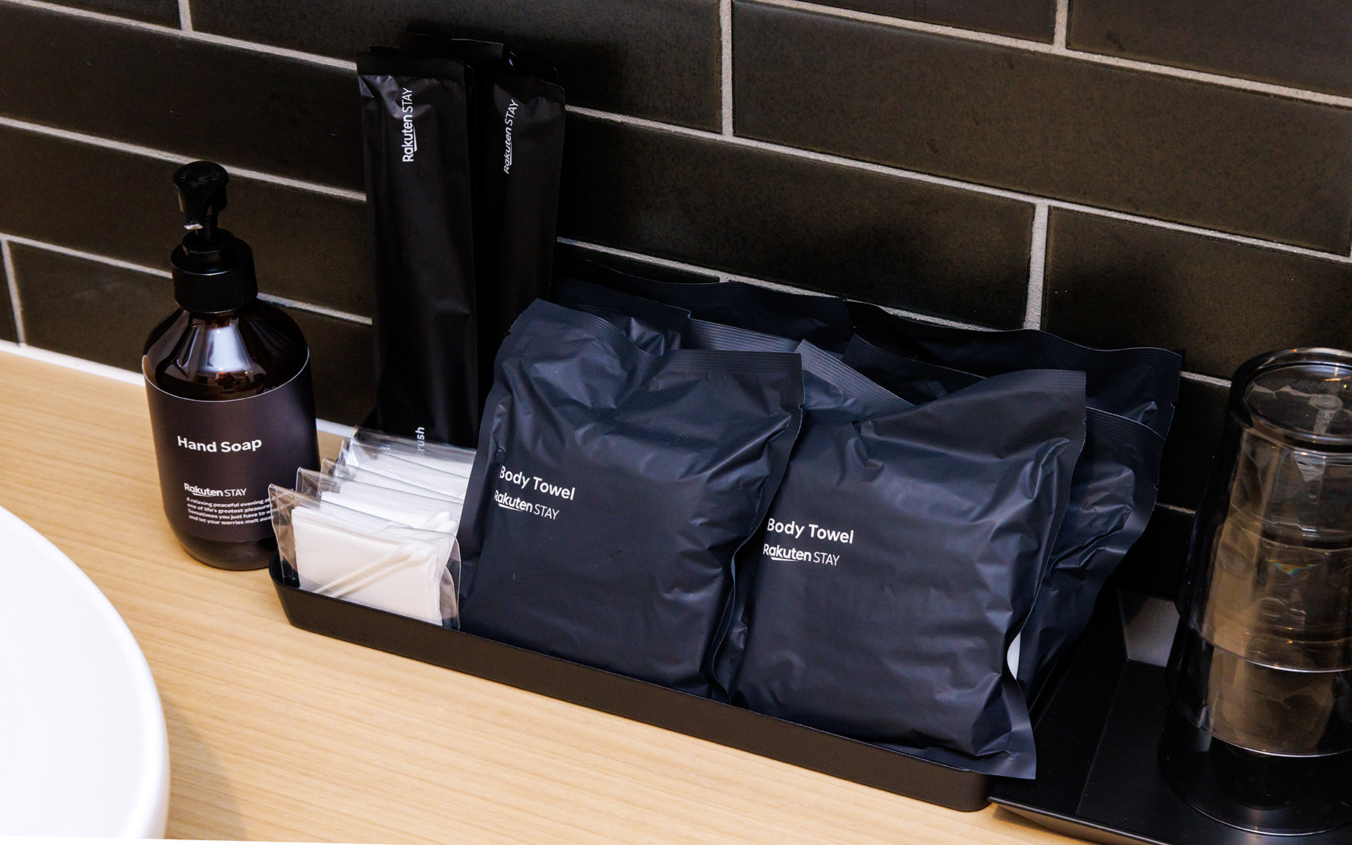 アメニティ類は専用品