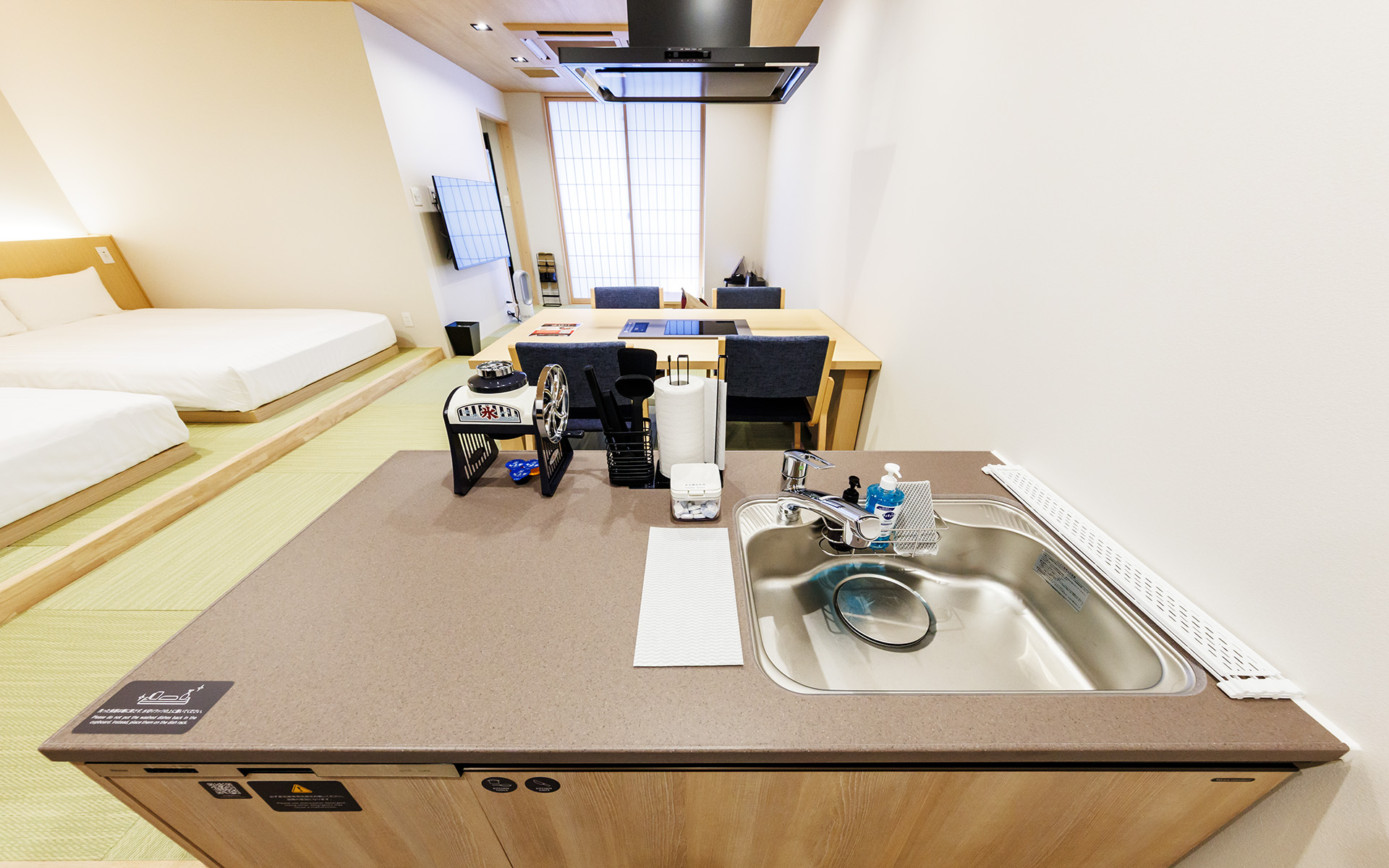 ミニキッチンがほかのタイプと同様