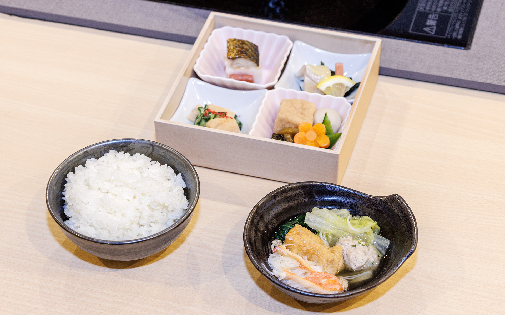 炊き立てご飯と一緒にいただきます！　至福のひととき