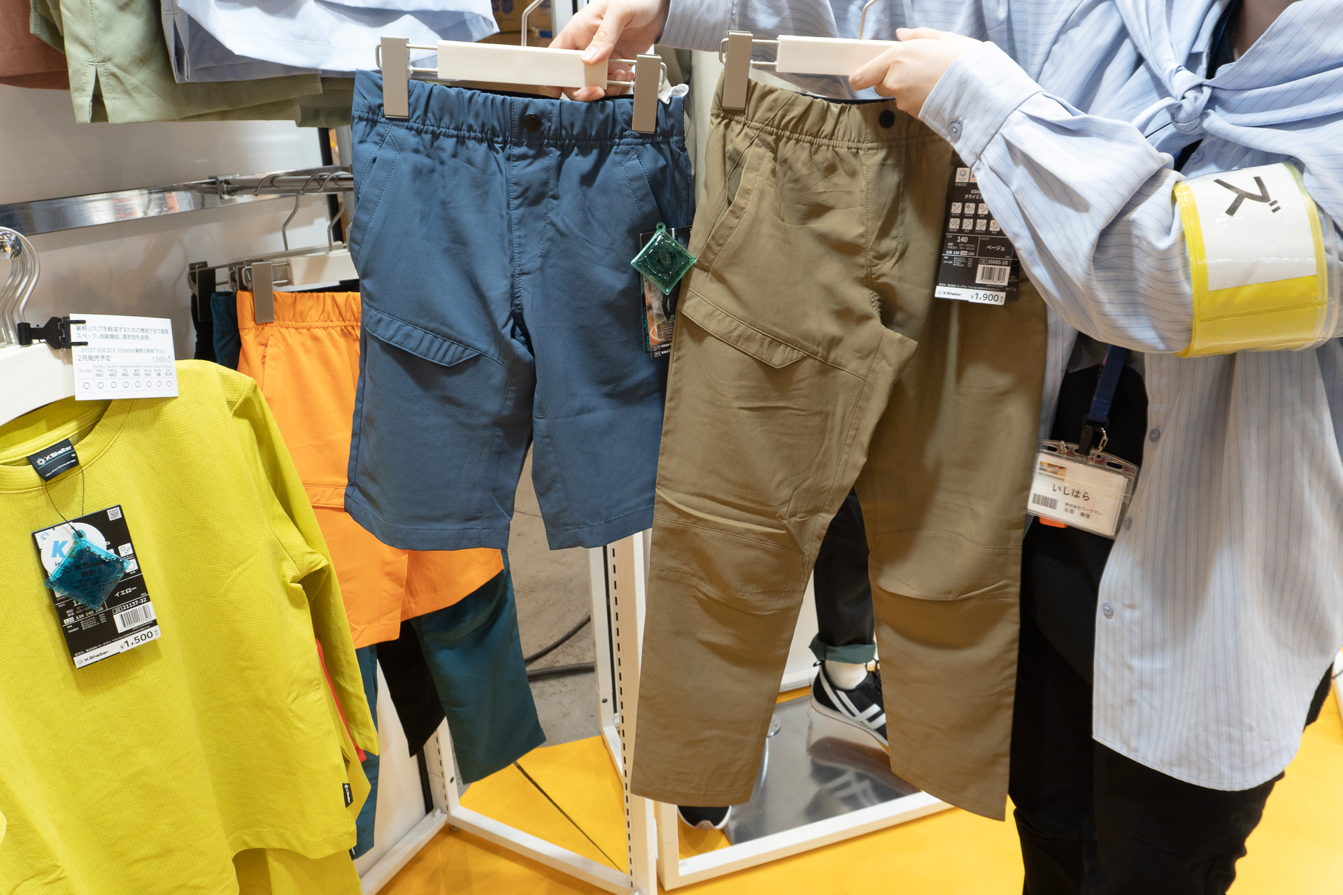 クライミングパンツ（先行予約対象）とクライミングショートパンツも発売