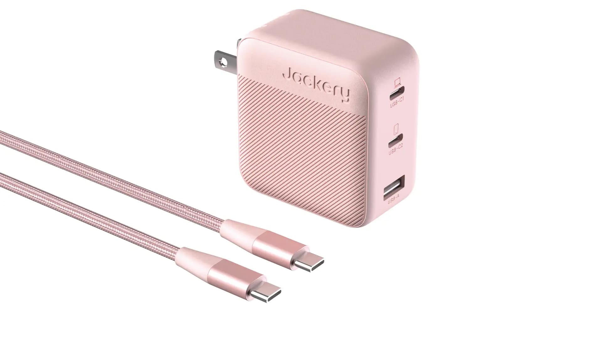 Jackery 102W GaN 3ポート充電アダプター（チェリーブロッサム）