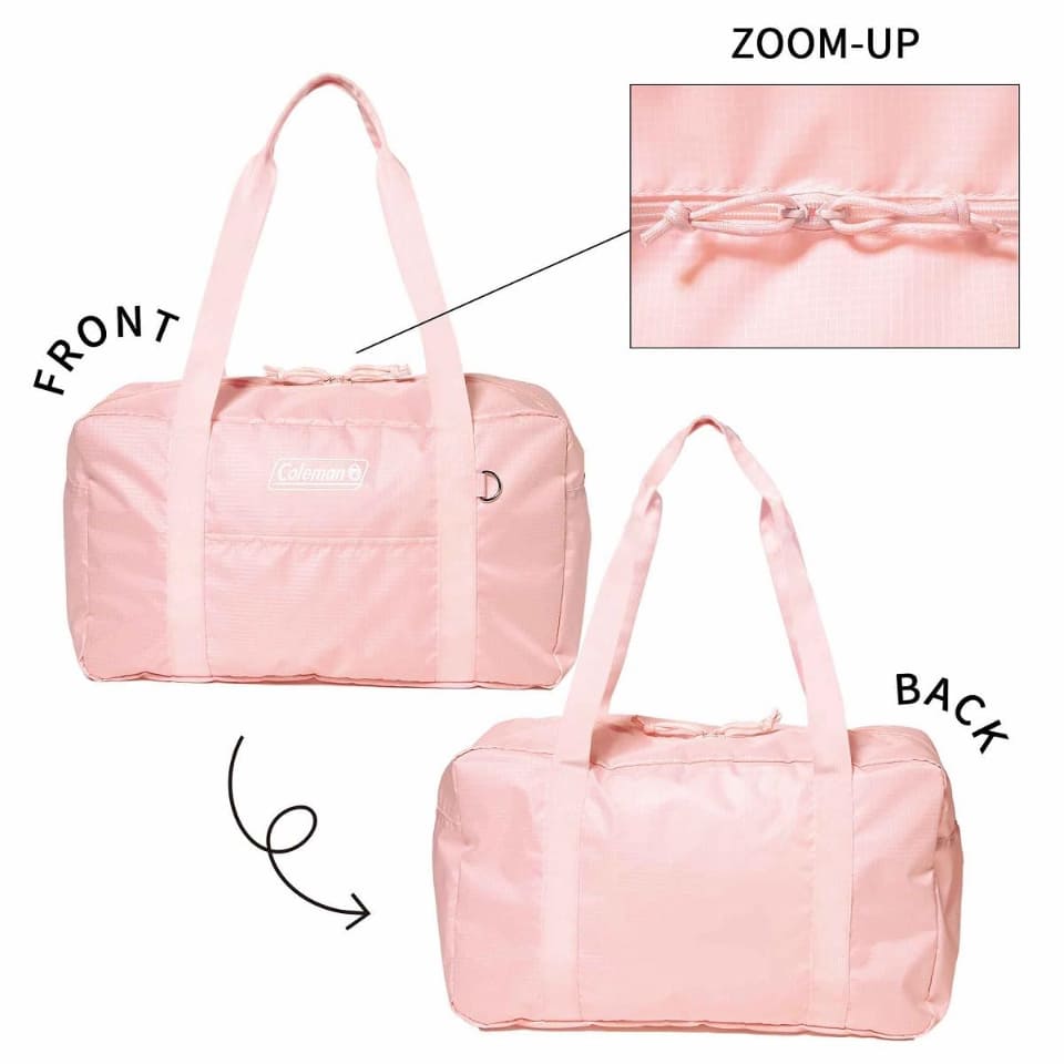 付録は「コールマン」撥水ボストンバッグ＆リフレクターチャーム