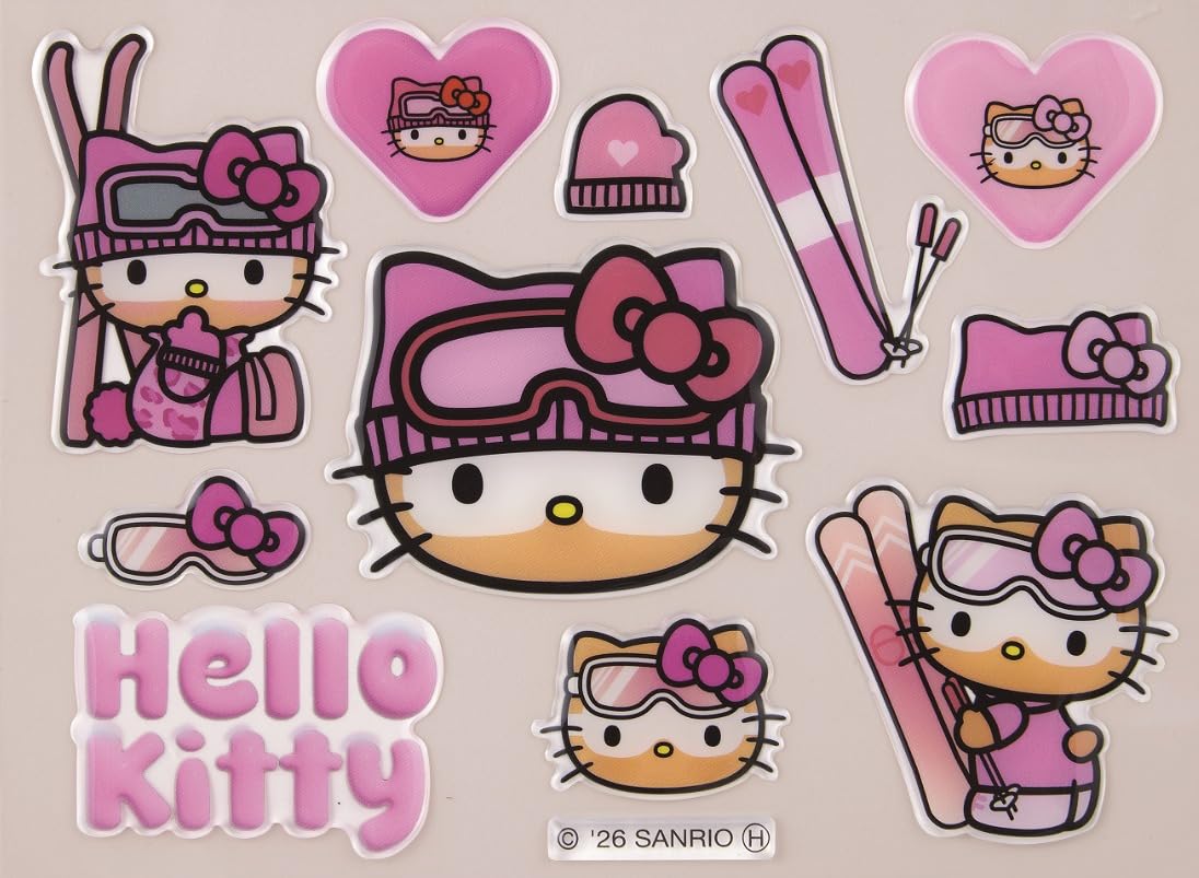 増刊号にはピンクベースのぷっくりシールが付録