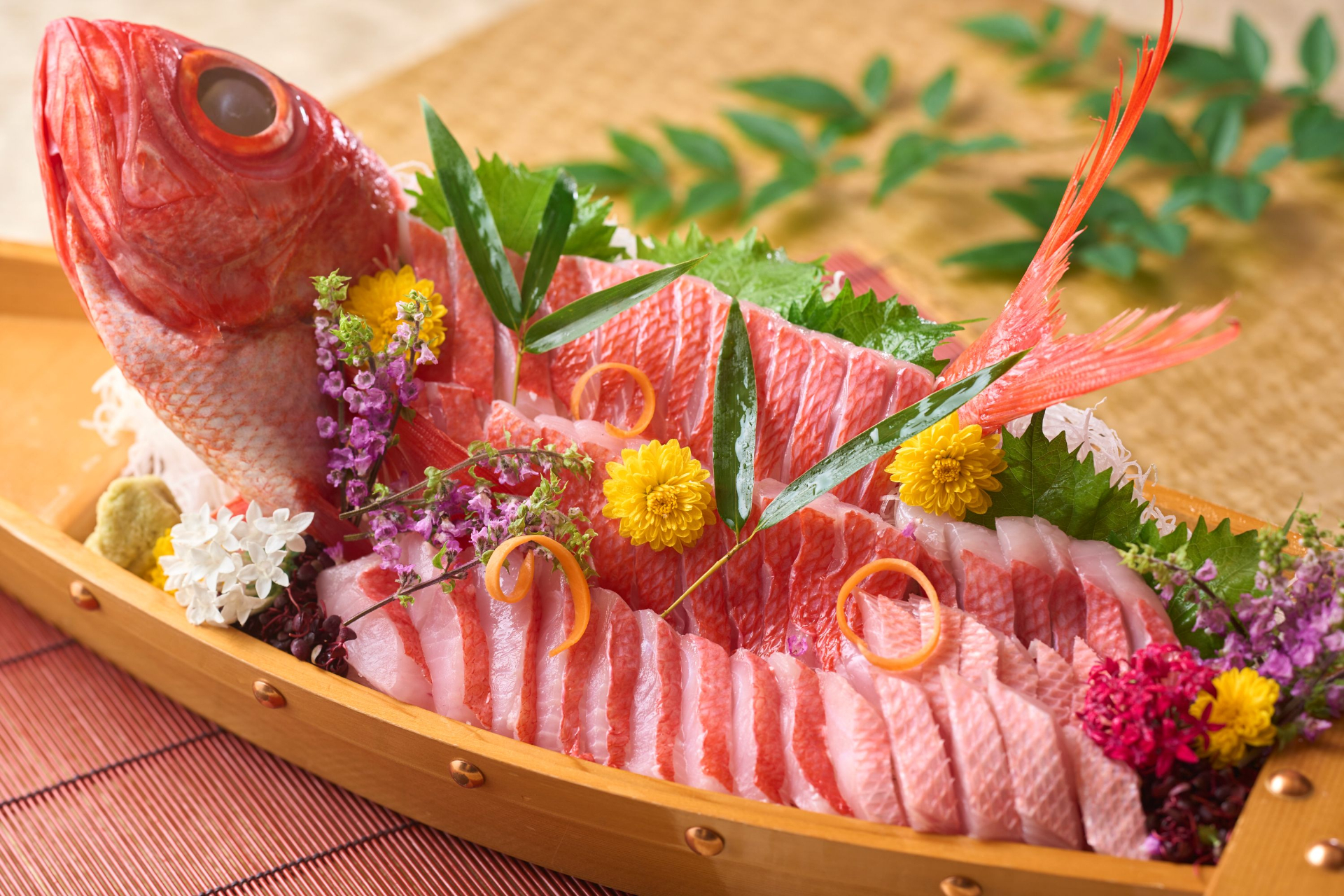 炙り金目鯛のお造り