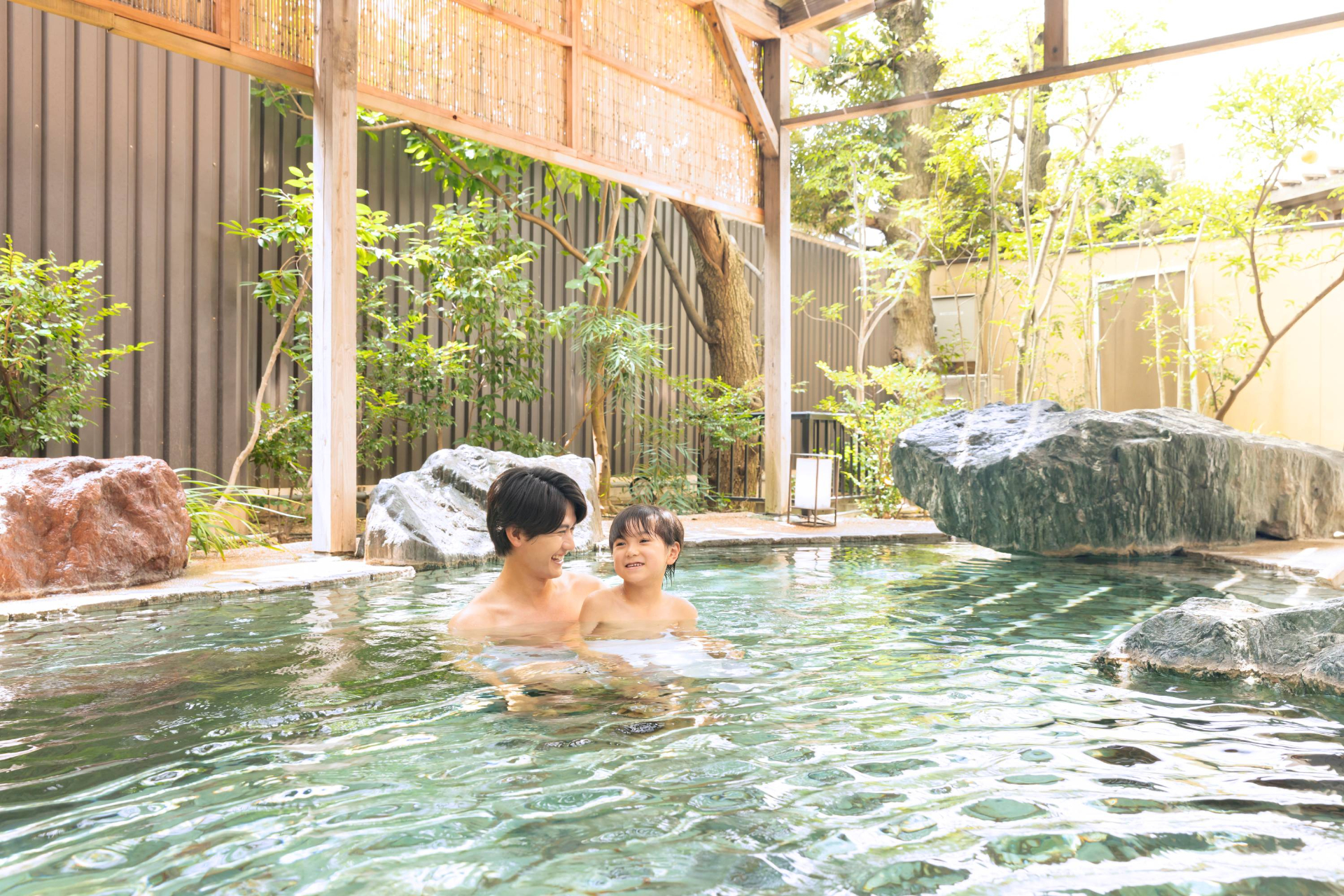館内湯めぐりで伊東の名湯が楽しめる