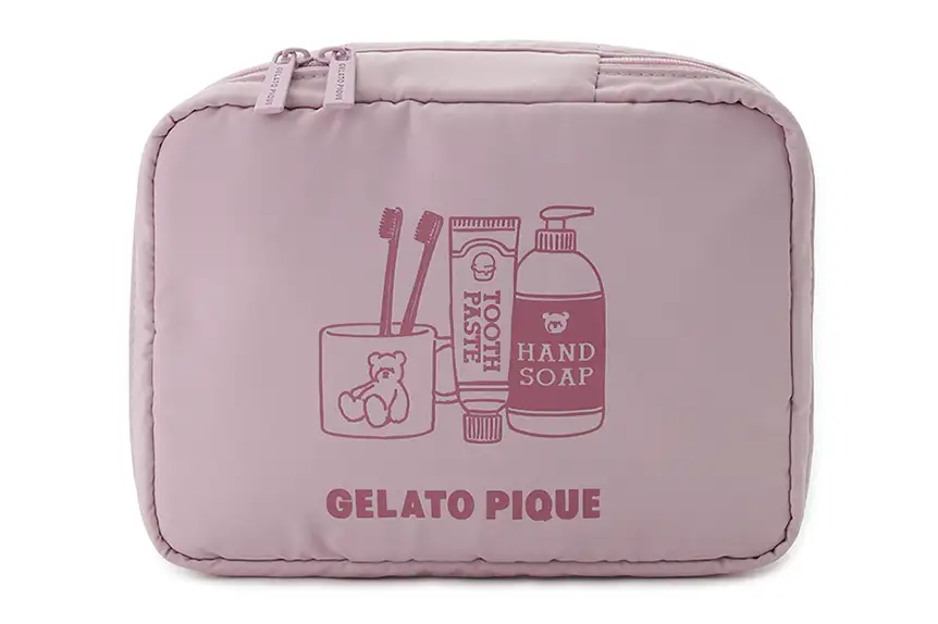 吊るして使える「ハンギングポーチ」（クリームとピンク、各5390円）