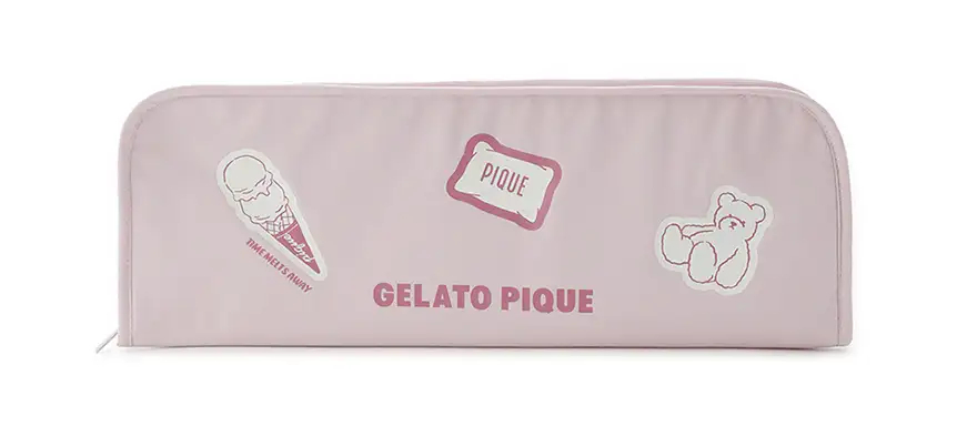 熱いままでも首脳で着る「ヘアアイロンケース」（クリームとピンク、各4290円）