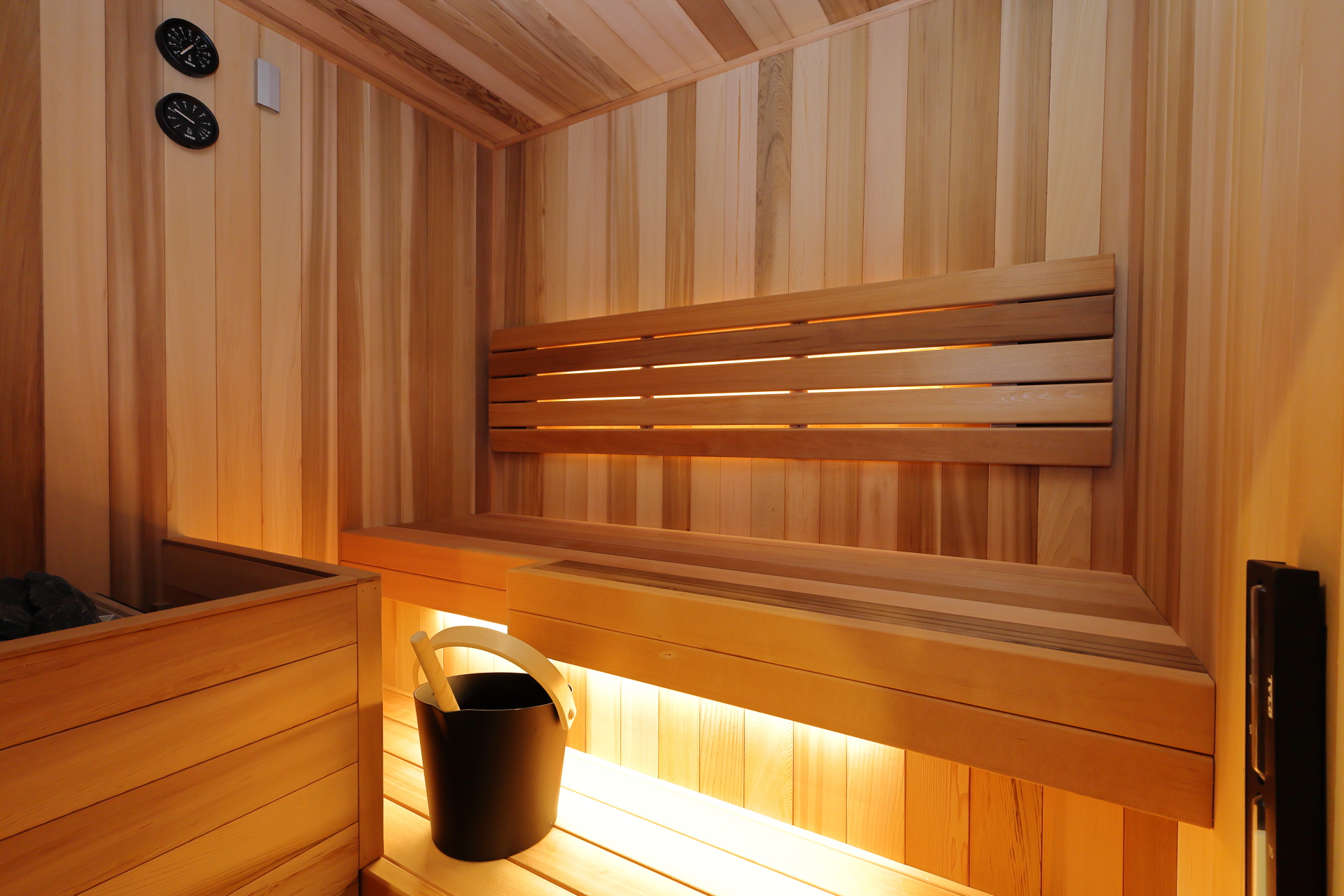 高温サウナはセルフロウリュも可能