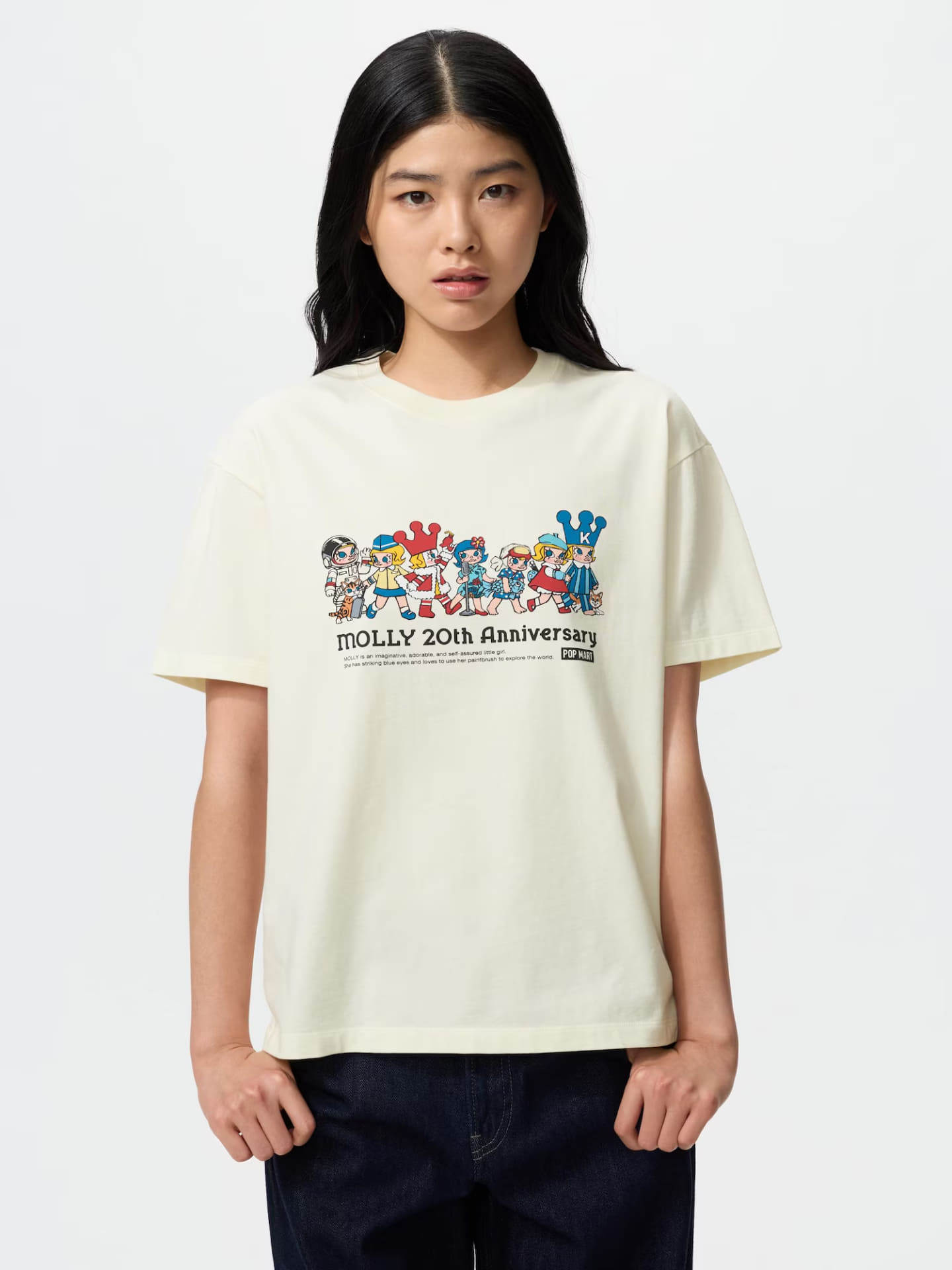 ラブブとともに「POP MART」で人気を博す“モリー”をデザインした新作Tシャツ（全4種）