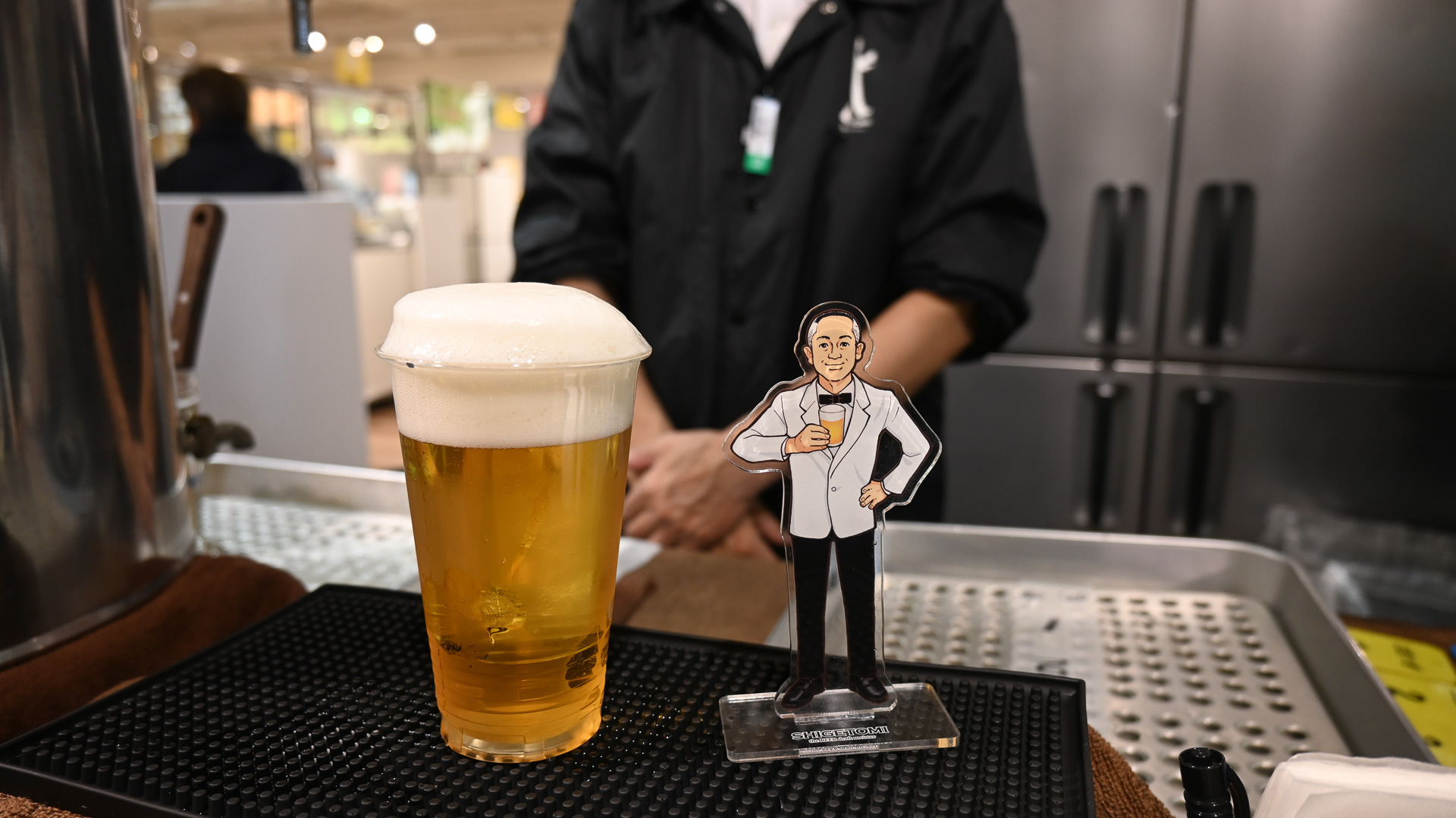 駅弁大会だけど、ビールで乾杯！