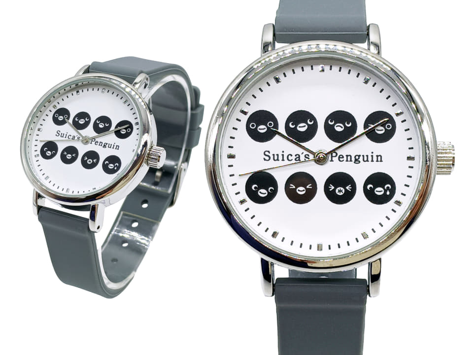 Suicaのペンギン ラバーウォッチ」数量限定。モカとグレーの2色展開
