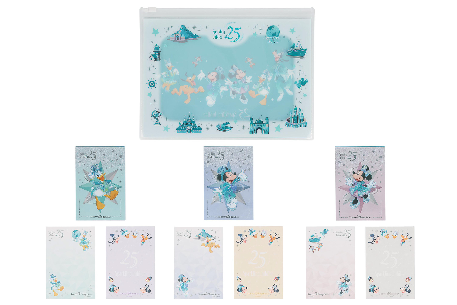 メモ＆スライドジップケース（1500円）