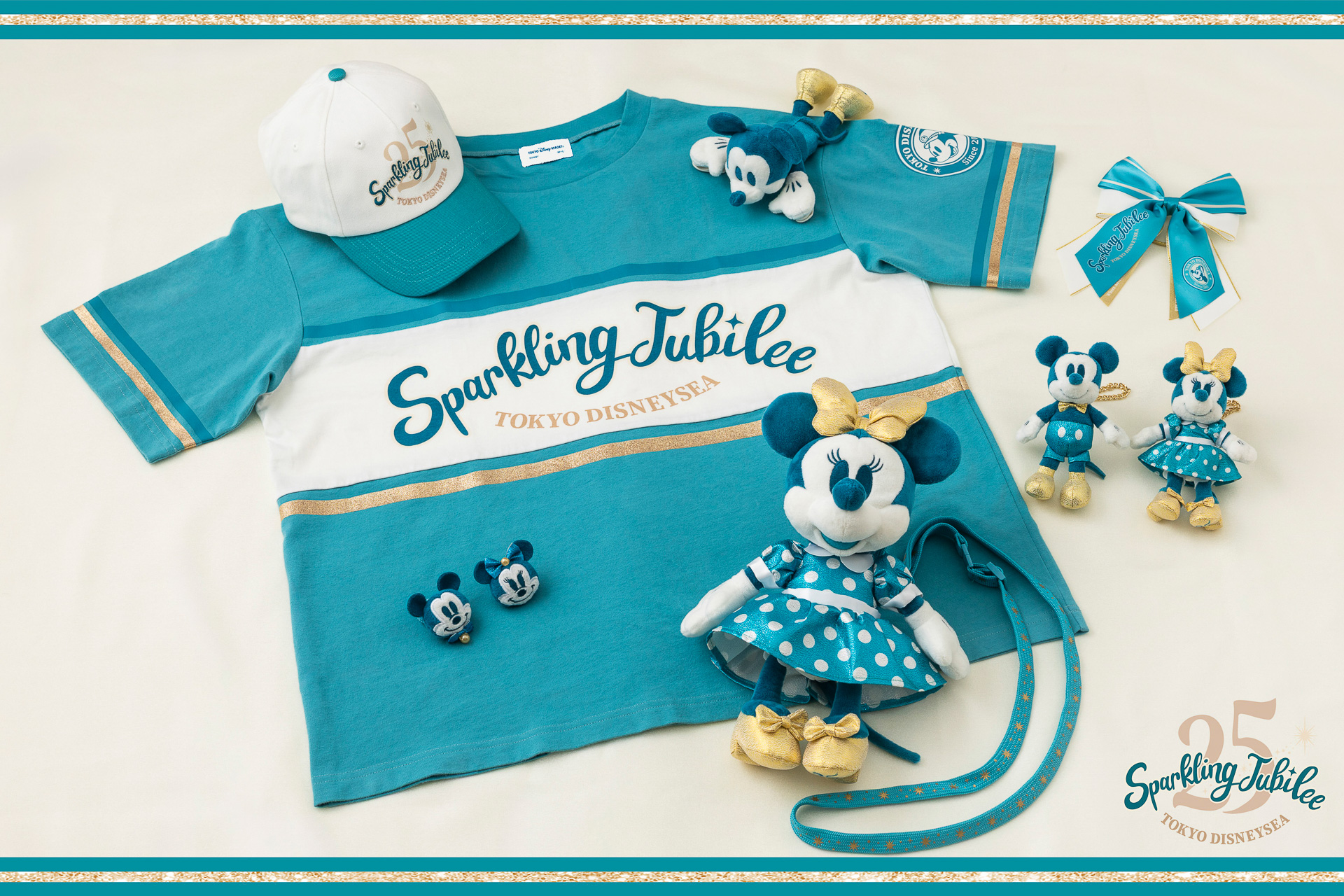 東京ディズニーシーが開園25周年を記念したグッズを発表。キャプテンミッキー柄のアパレルなどが登場する