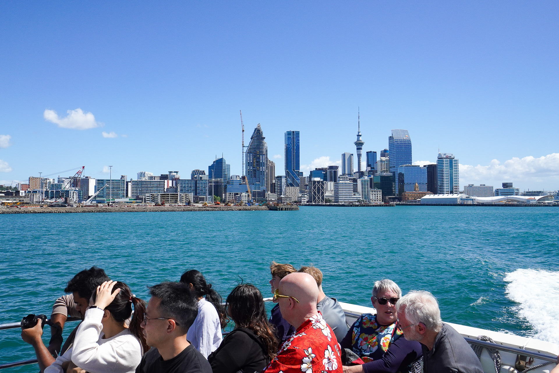 オークランドの街並みを見渡すことができる