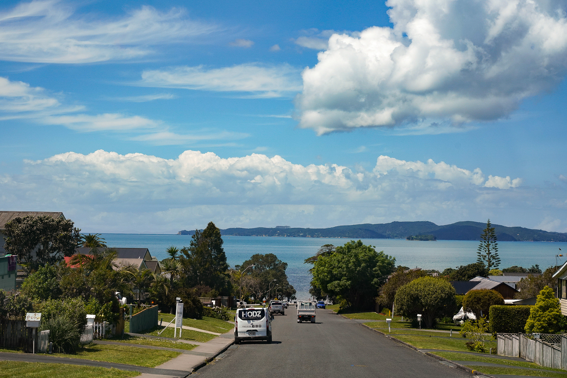 ビーチが見えてきた