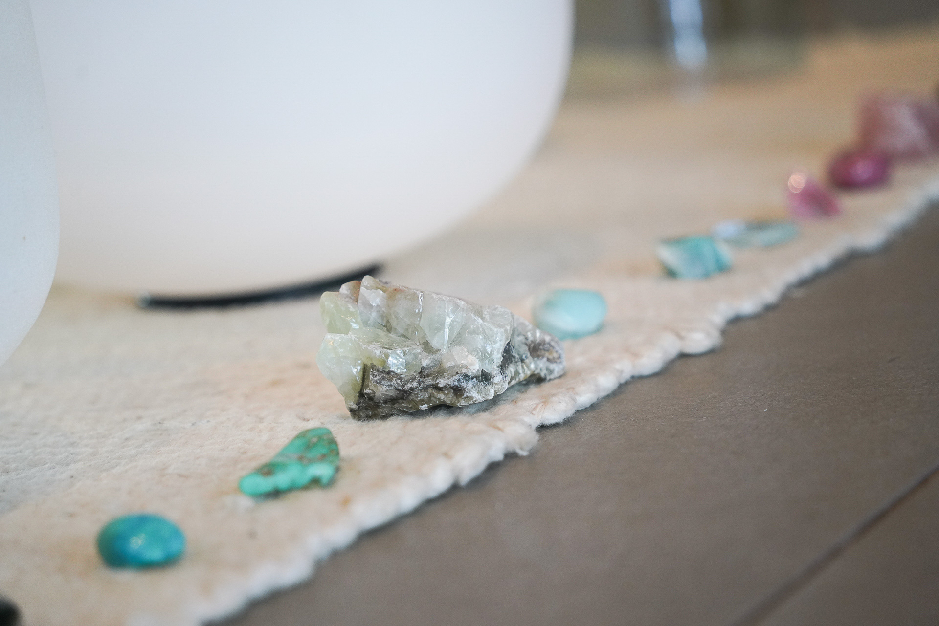 各種のストーン類。お土産にストーンをいただいた