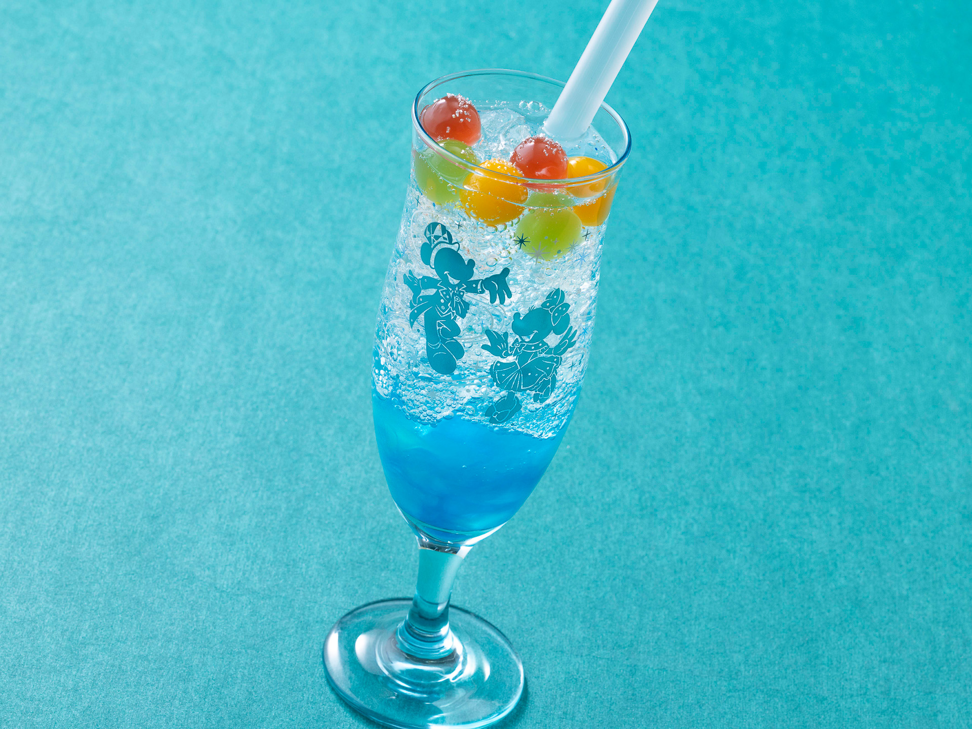 リストランテ・ディ・カナレット「スペシャルスパークリングドリンク（ピーチ＆ライチー）」（単品980円、グラス付き2380円）