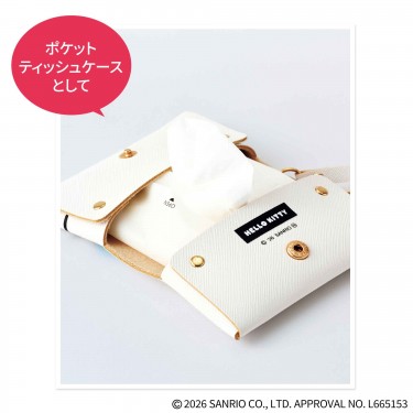 付録は“水色ハローキティ”のマルチケース。mini 5月号、予約注文