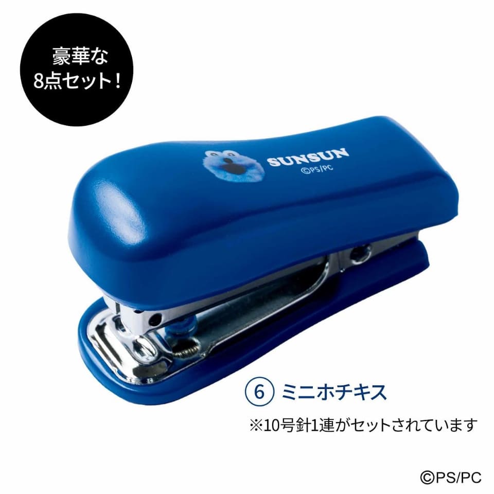 付録は「パペットスンスン」缶ケース入りミニ文具セット。リンネル 5月