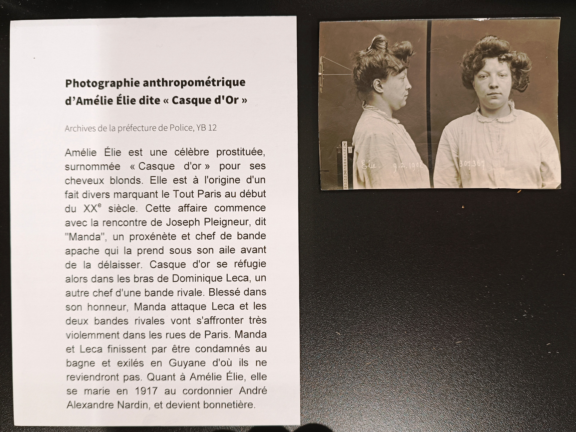 20世紀初頭、下町ギャングたちがこの女性を取り合ったことで抗争に。肉体の冠という映画にもなっています