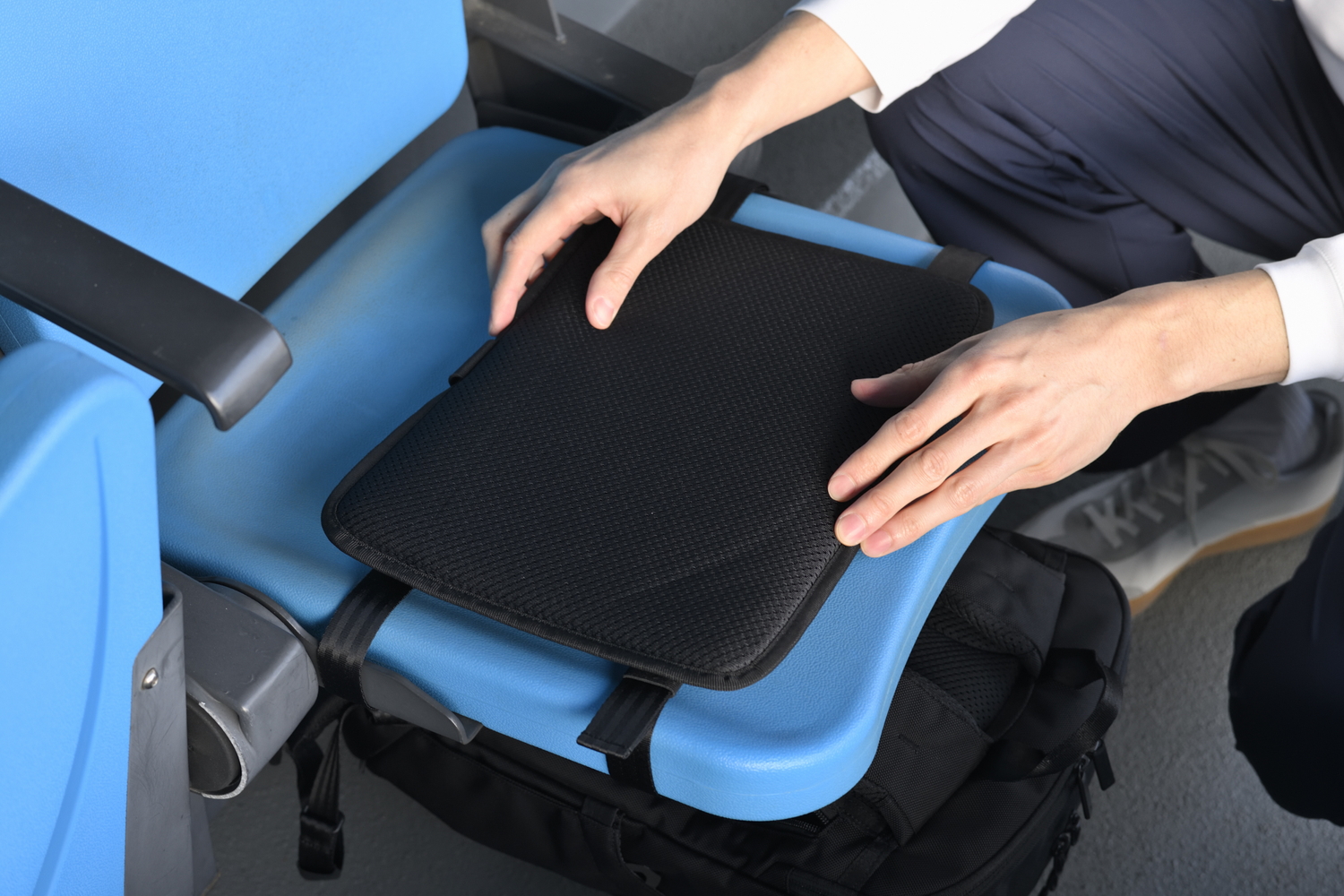 クッションマットを座布団に