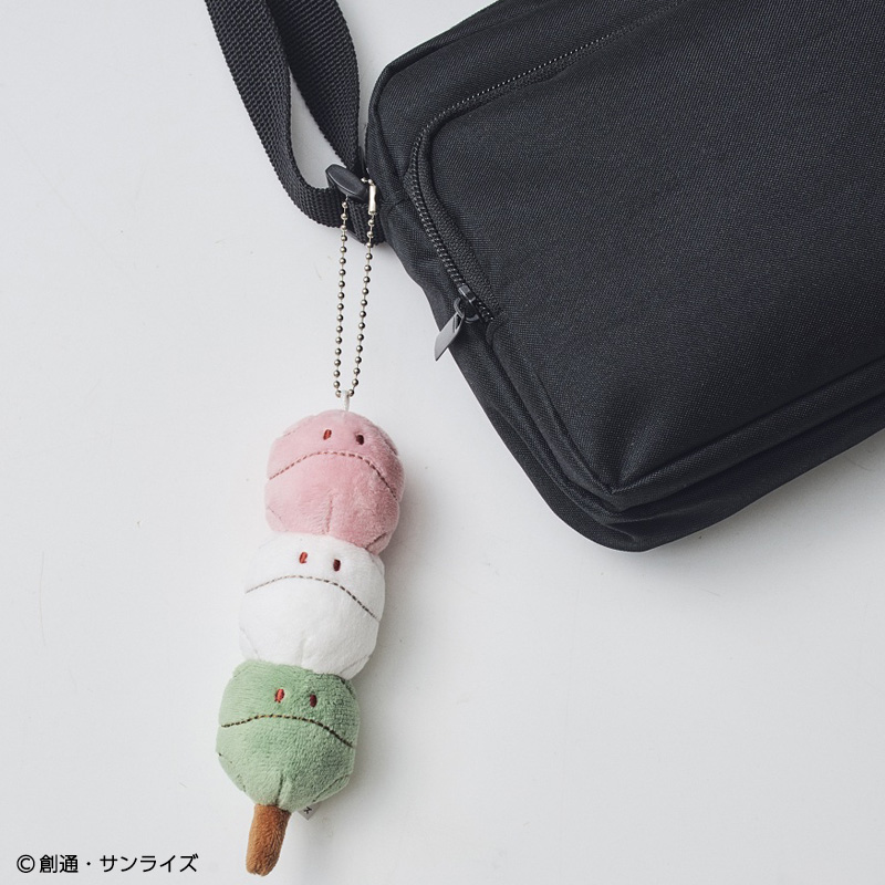 Gundam's Haro becomes a delicious-looking "sanshoku dango."