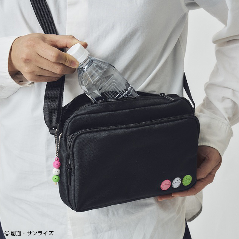 Sized to hold a 500ml bottle and a folding umbrella.