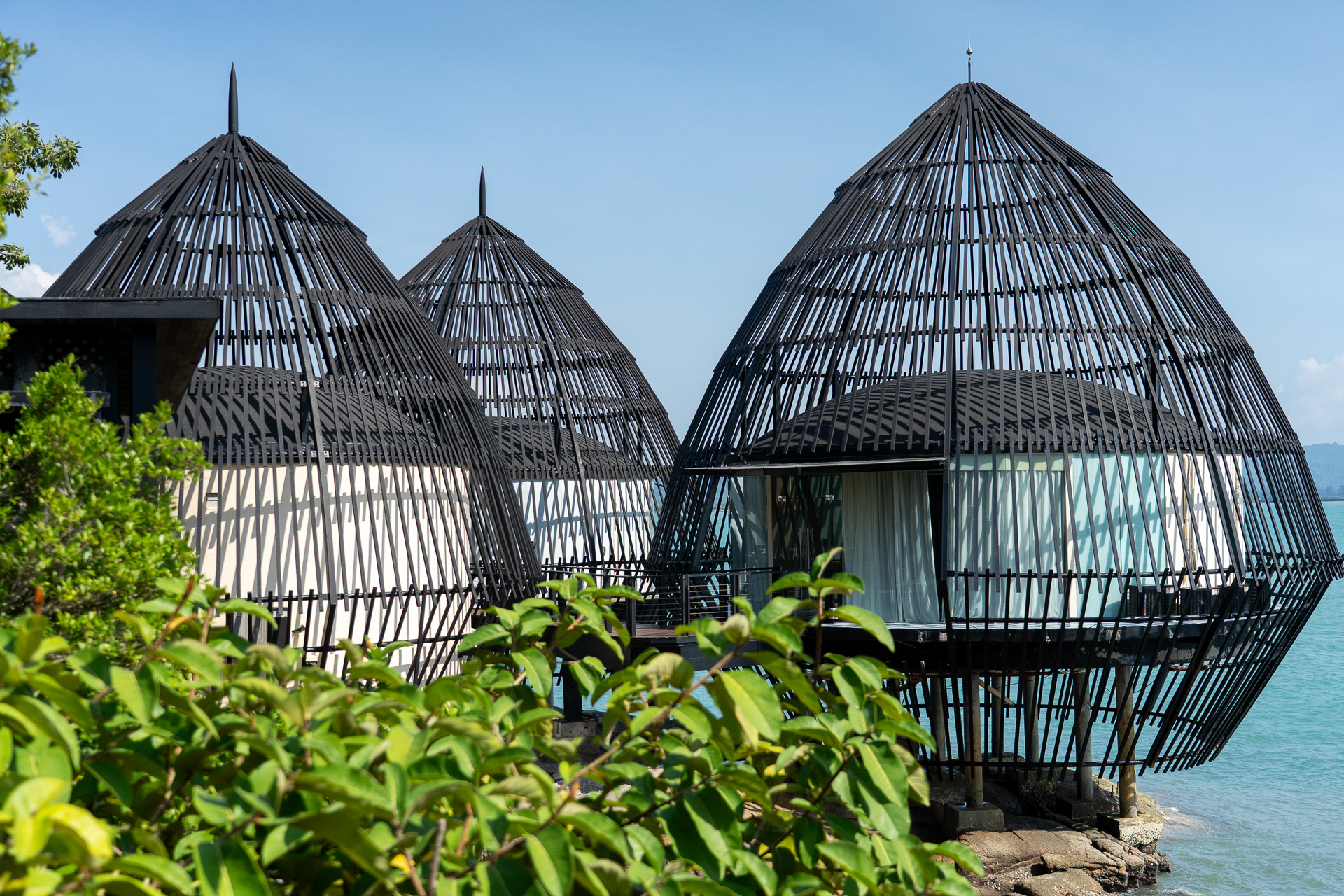 こちらのユニークなパビリオンはスパ棟