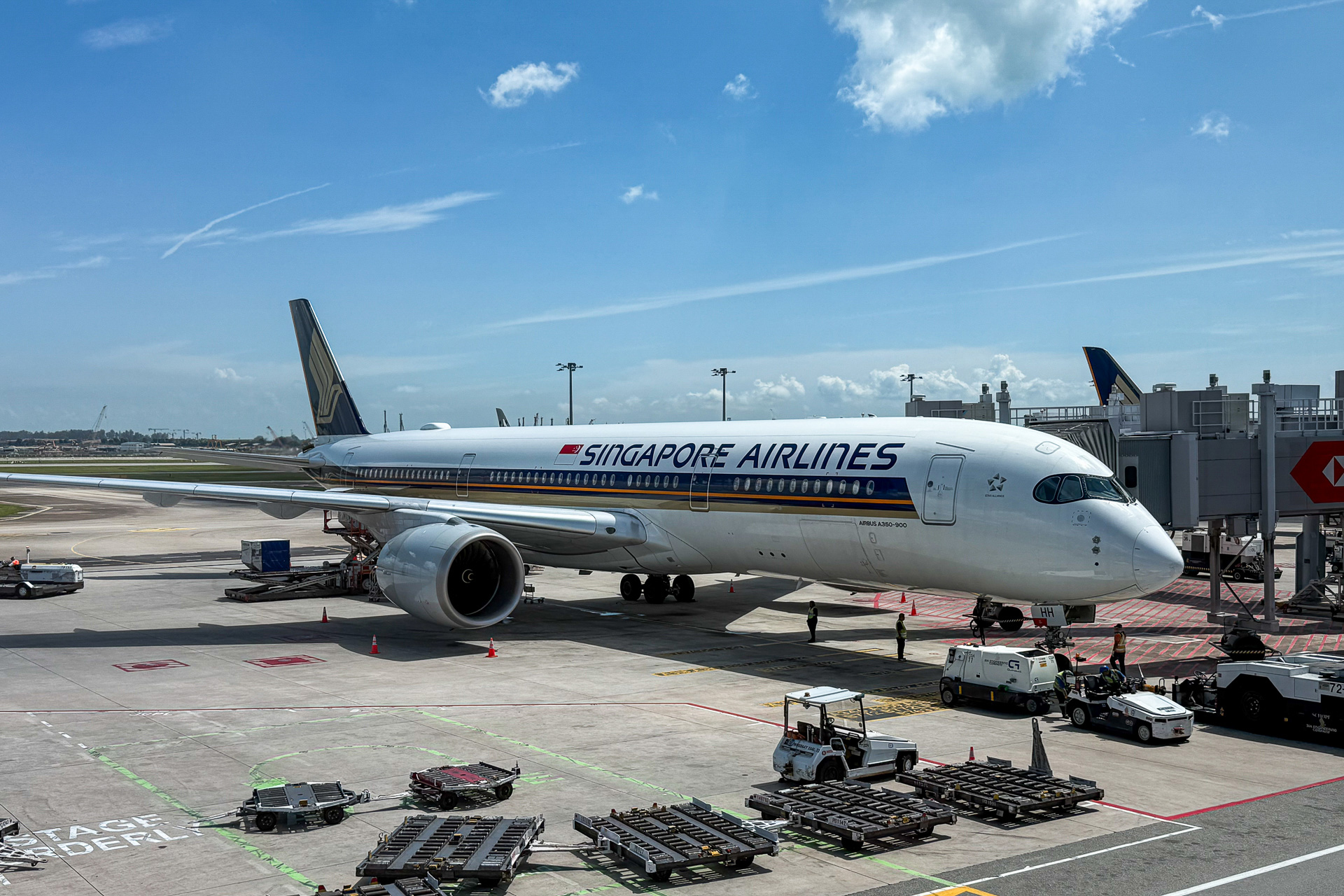 シンガポール航空のエアバス A350-900型機