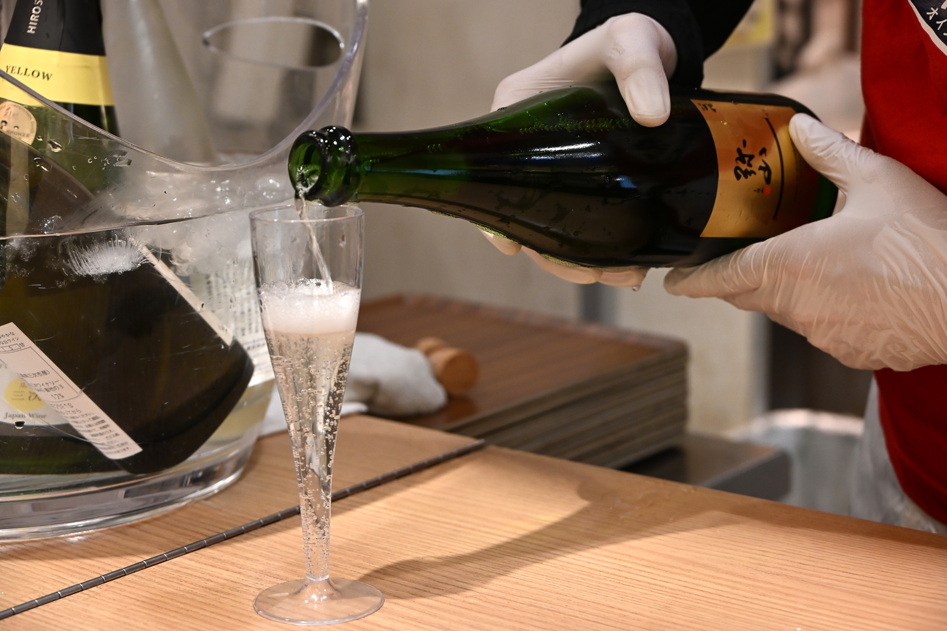 たっぷりと注いでくれるのものんべえにはうれしいところ