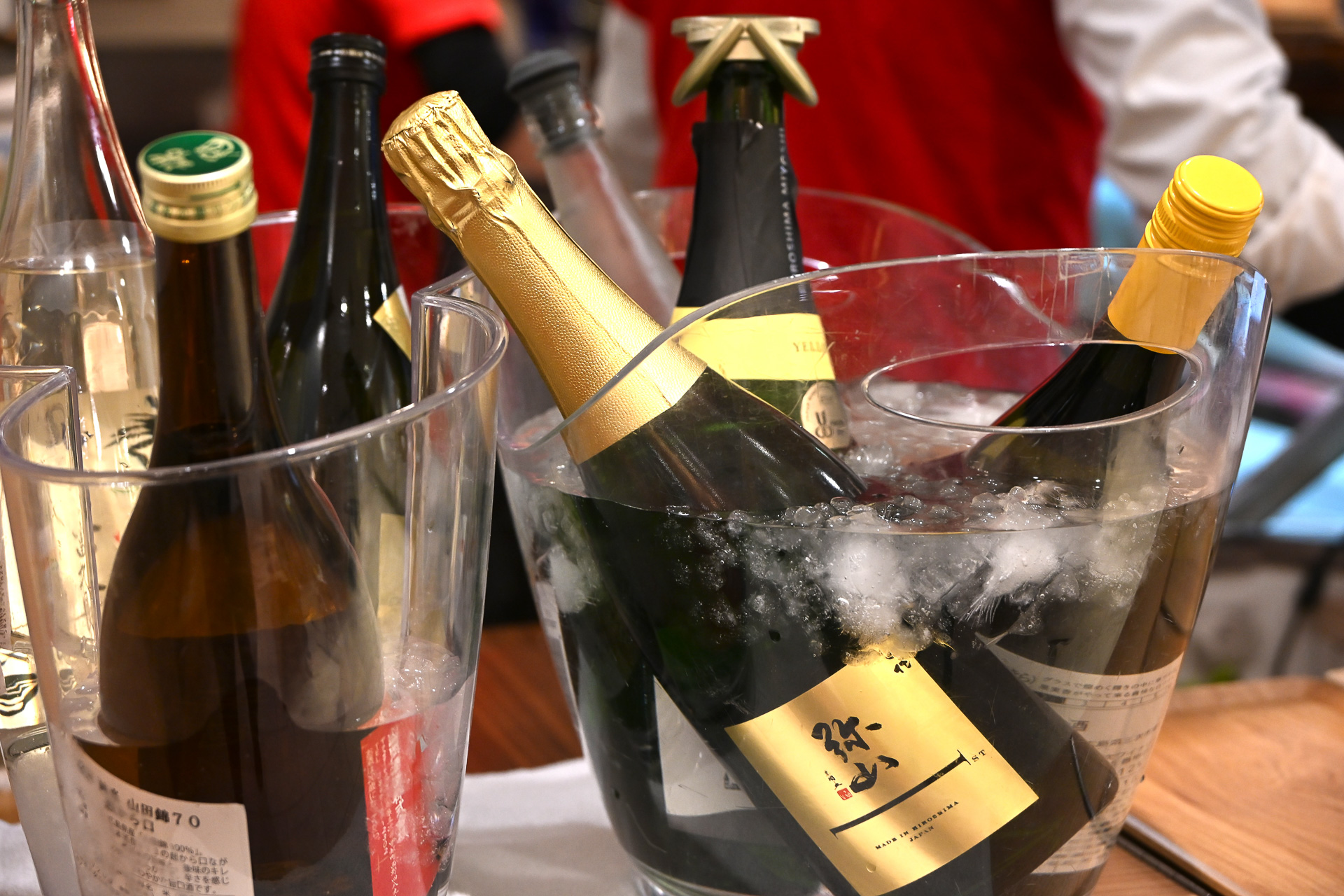 お酒もしっかり冷やしてスタンバイ中