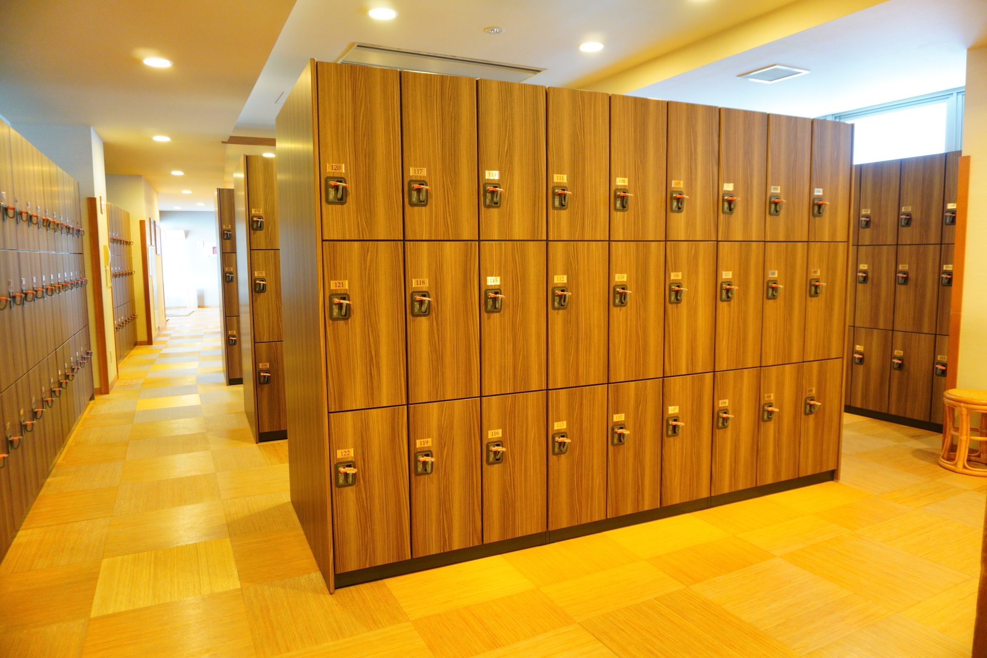 大浴場の脱衣所