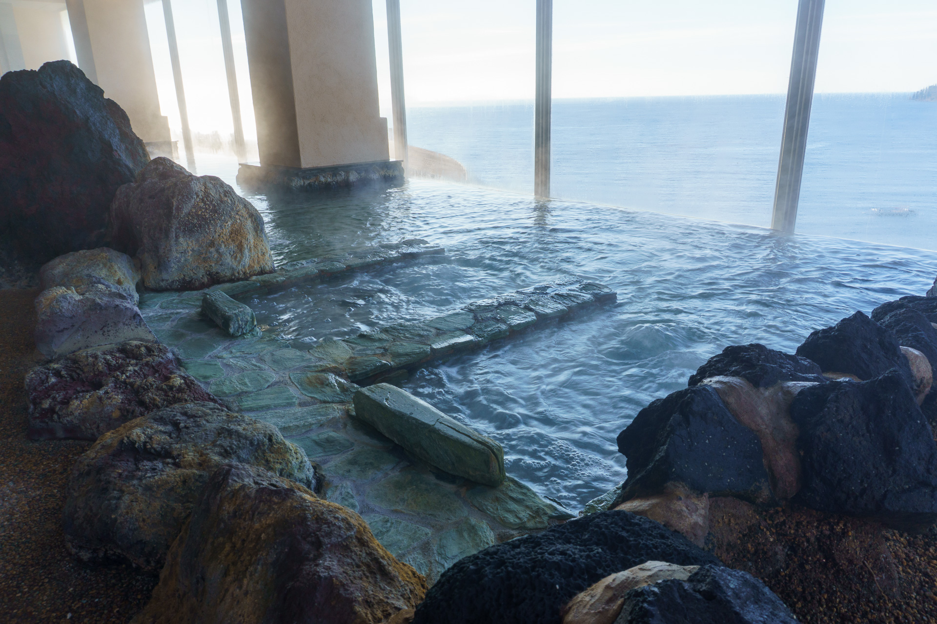 ジェット付き寝湯