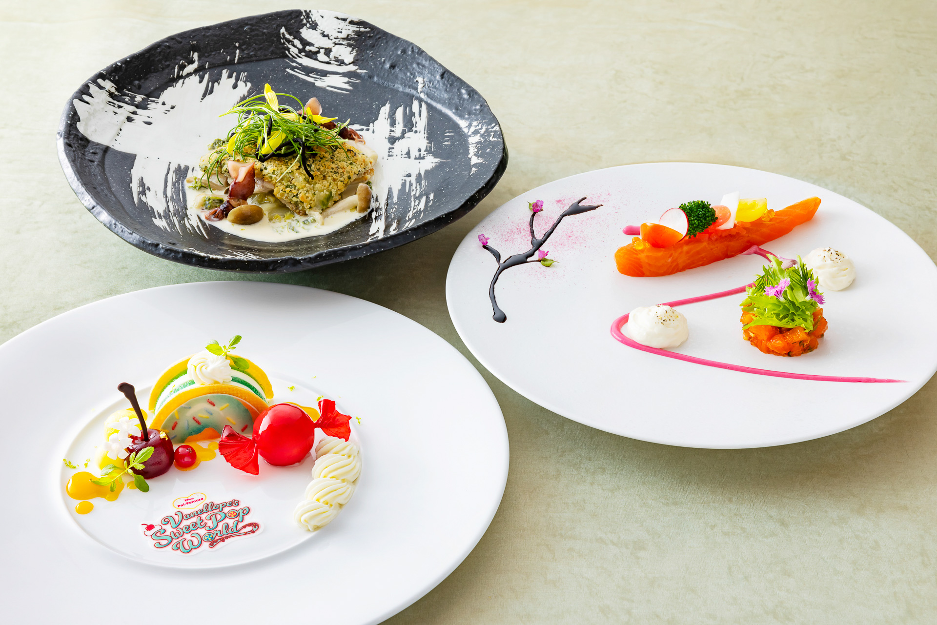 カンナ「ディズニー・パルパルーザ“ヴァネロペのスウィーツ・ポップ・ワールド”プレシャスカンナ（ランチコース）」（8000円）