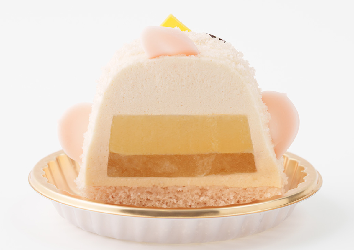 お雛様（おひなさま）ぴよりんの正面と断面