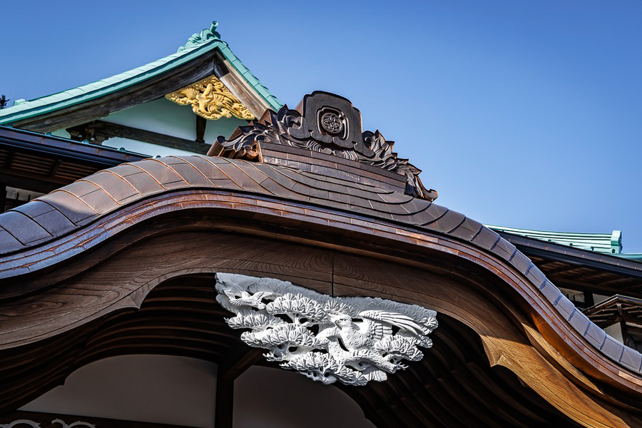 懸魚と兎の毛通し