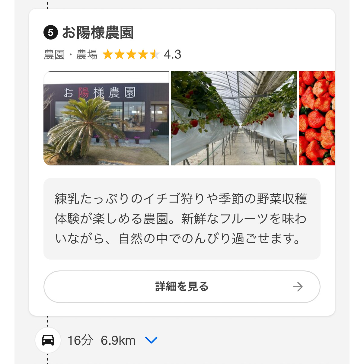 今回の日帰り旅で訪問した6か所のスポット