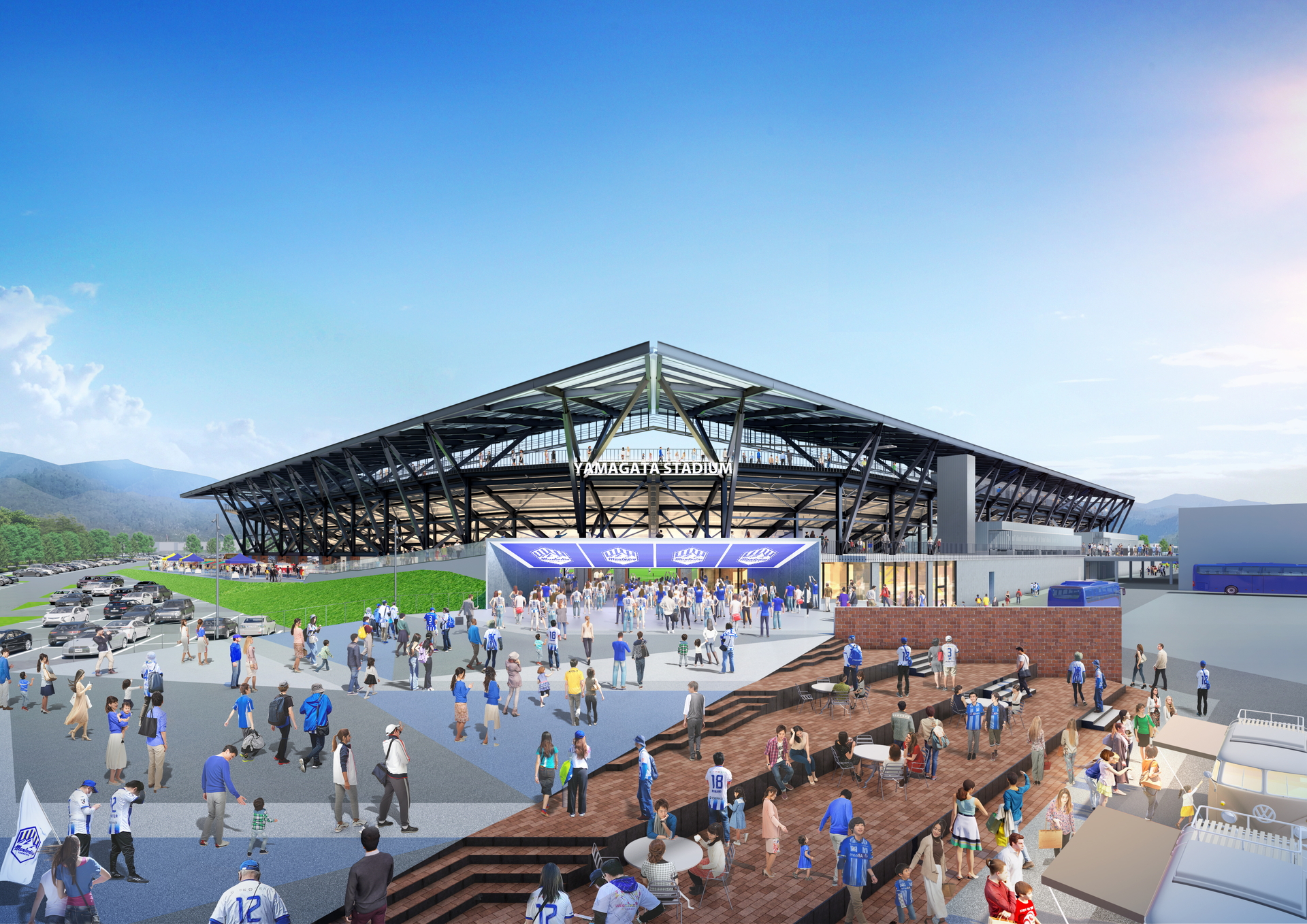 「モンテディオ山形」新スタジアム構想にエスコンが参画